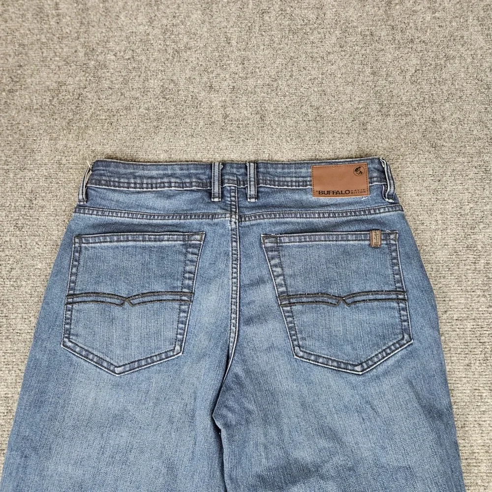 Buffalo David Bitton Jackson Slim Straight Jeans Mens 32x32 Medium Wash Denim